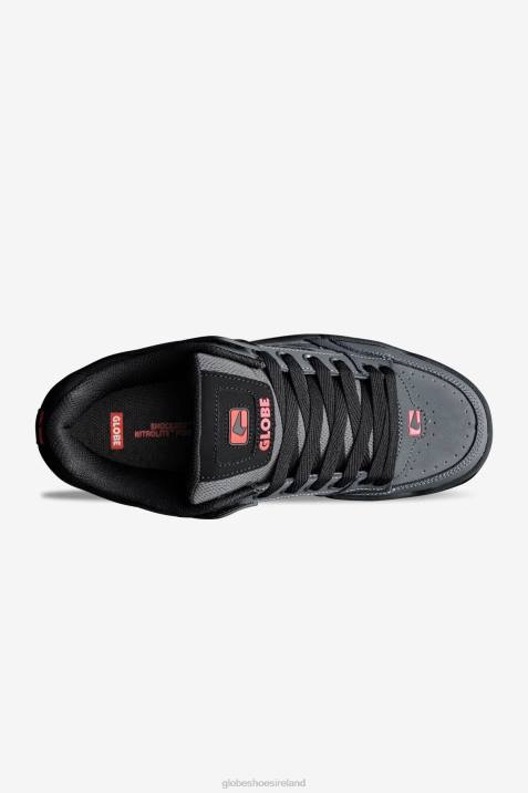 Globe Brand Tilt V64D42 Shoes Black/Grey/Red