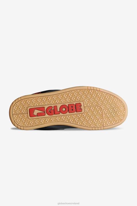 Globe Brand Tilt V64D42 Shoes Black/Grey/Red