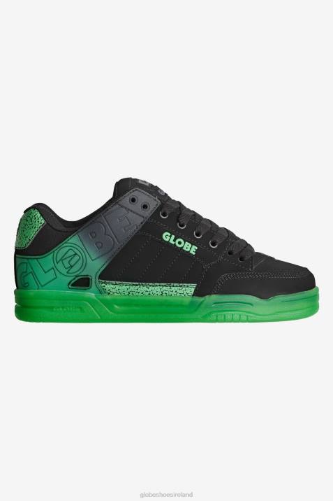 Globe Brand Tilt V64D57 Shoes Black/Green Stipple