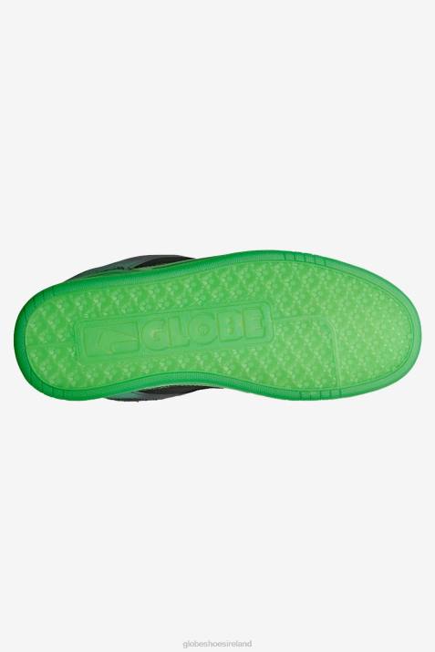 Globe Brand Tilt V64D57 Shoes Black/Green Stipple