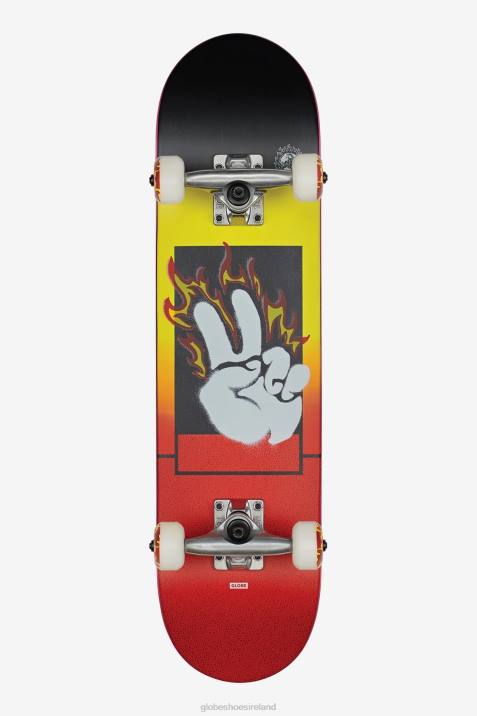 Globe Brand Alight 7.0" Mini Complete V64D178 Skateboards Black Maple/Red