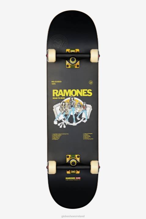 Globe Brand G2 Ramones 8.25" Complete V64D199 Skateboards Road to Ruin