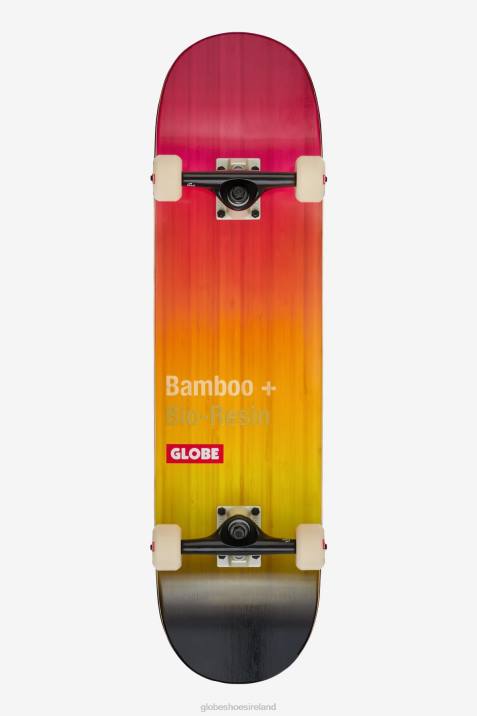 Globe Brand G3 Bar 8.25" Complete V64D170 Skateboards Bamboo/Pink Black Fade