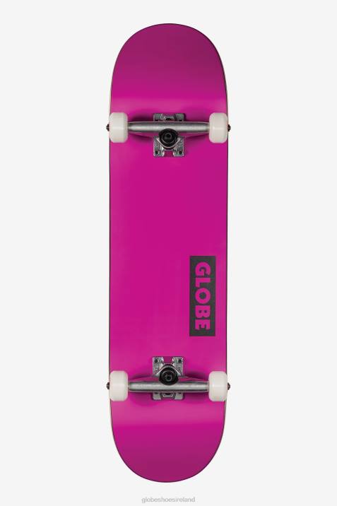 Globe Brand Goodstock 8.25" Complete V64D207 Skateboards Neon Purple