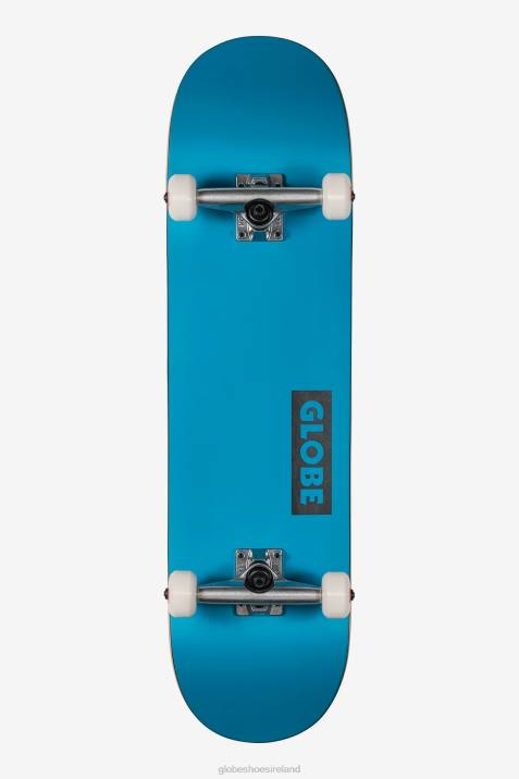 Globe Brand Goodstock 8.375" Complete V64D208 Skateboards Neon Blue