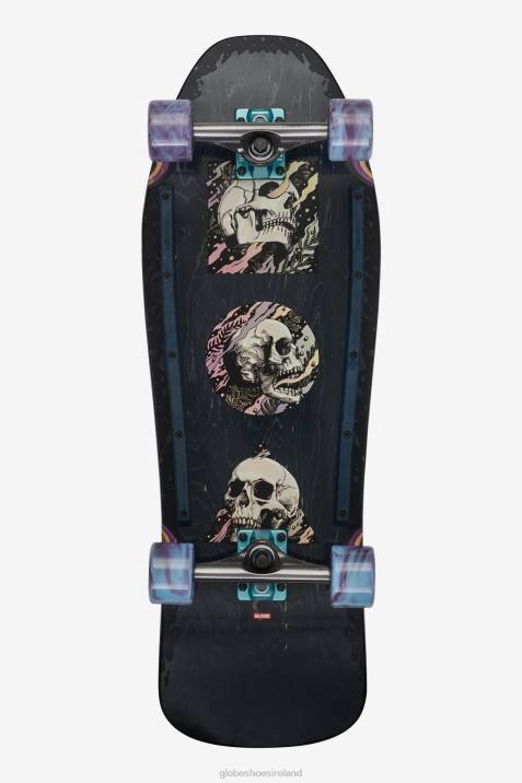 Globe Brand Phantom 31" Cruiser V64D97 Skateboards Black Maple/Skull Stack