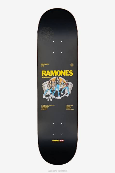 Globe Brand G2 8.25" Ramones Deck V64D216 Skateboards Road to Ruin