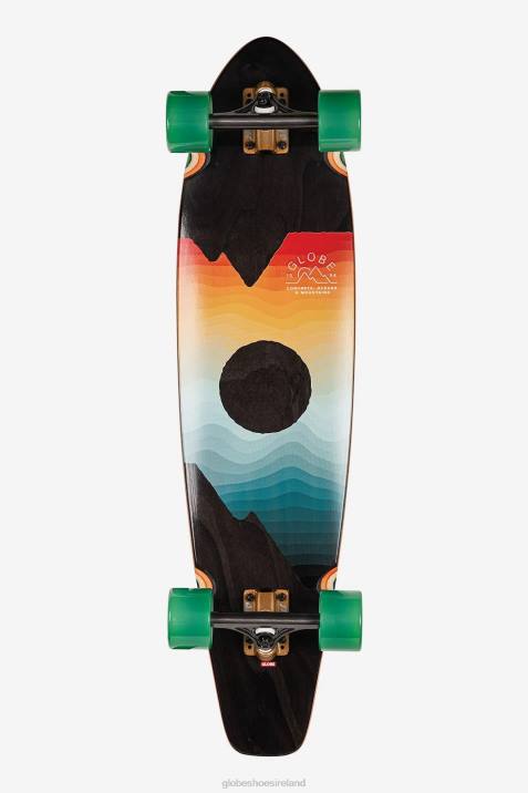 Globe Brand Arcadia 36" Longboard V64D155 Skateboards Black Maple/Chromeset