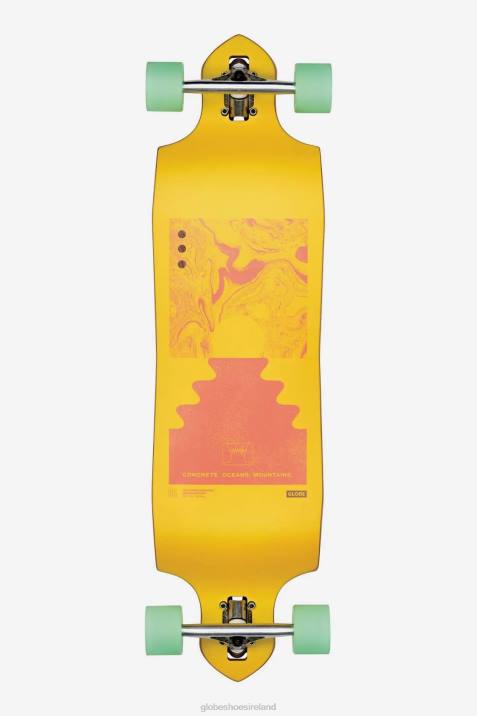 Globe Brand Geminon Micro-Drop 37" Longboard V64D141 Skateboards Tidal Force/Honey