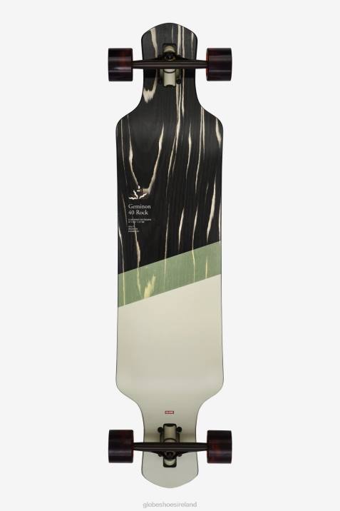 Globe Brand Geminon Rock 40" Longboard V64D139 Skateboards Black Macassar/Epitome