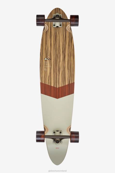 Globe Brand Pinner Classic 40" Longboard V64D138 Skateboards Zebrawood/Epitome
