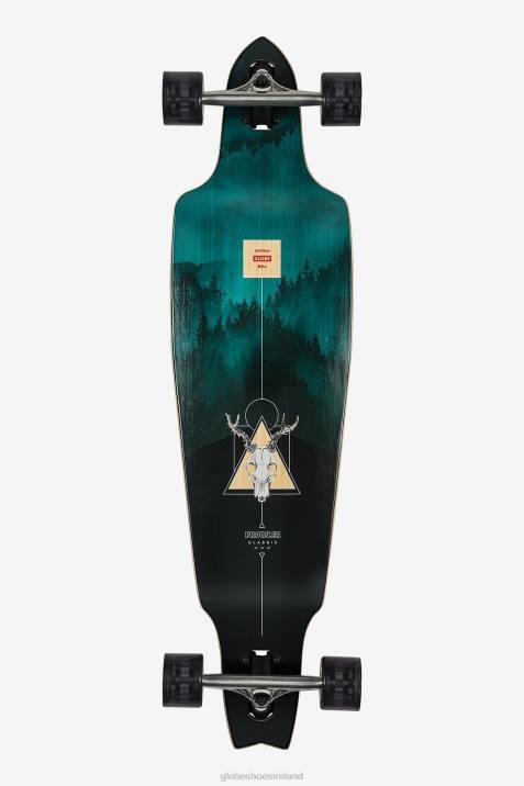 Globe Brand Prowler Classic 38" Longboard V64D148 Skateboards Bamboo/Blue Mountains