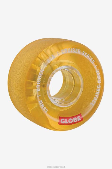 Globe Brand Bruiser Cruiser Wheel 58mm V64D245 Skateboards Clear Honey