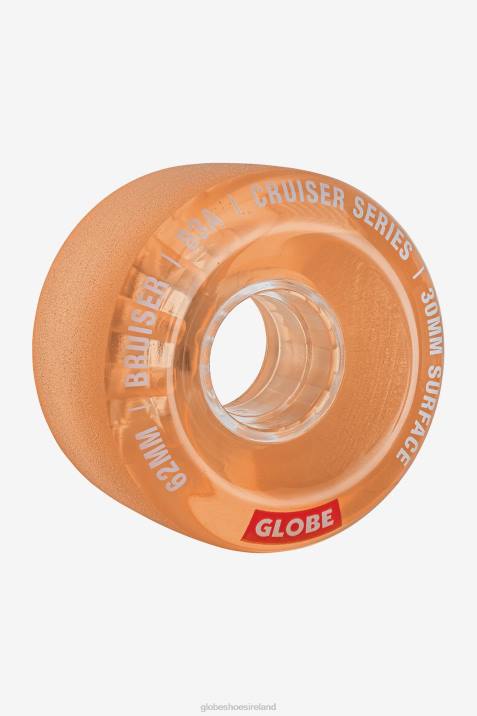 Globe Brand Bruiser Cruiser Wheel 62mm V64D262 Skateboards Clear Coral