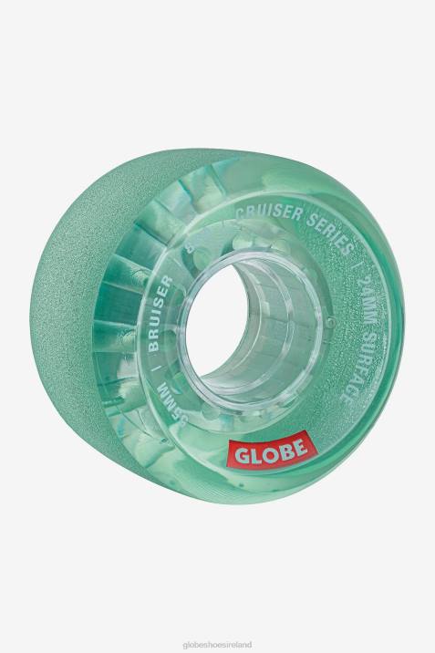 Globe Brand Bruiser Cruiser Wheels 55mm V64D244 Skateboards Clear Aqua