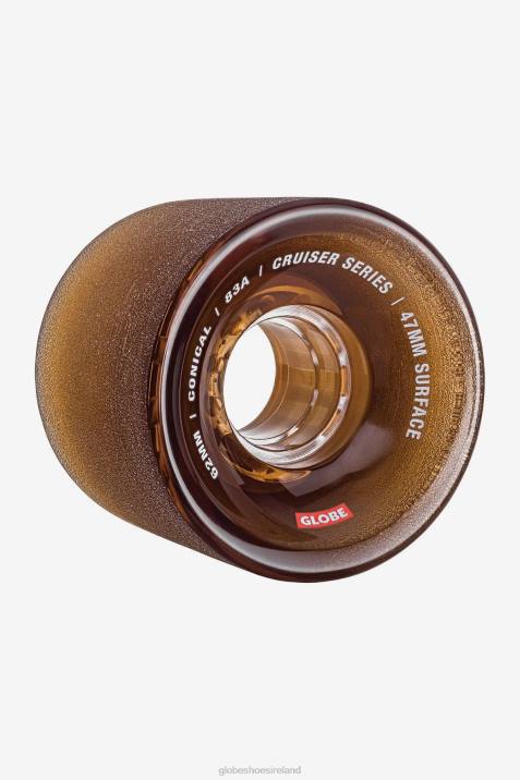 Globe Brand Conical Cruiser Wheel 62mm V64D259 Skateboards Clear Coffee