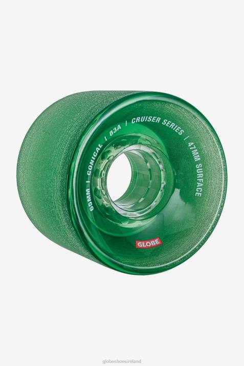 Globe Brand Conical Cruiser Wheel 65mm V64D260 Skateboards Clear Forest