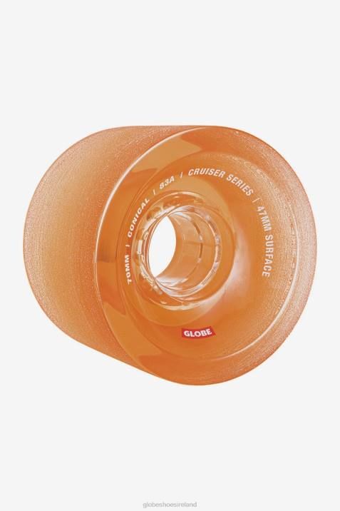 Globe Brand Conical Cruiser Wheel 70mm V64D261 Skateboards Clear Amber