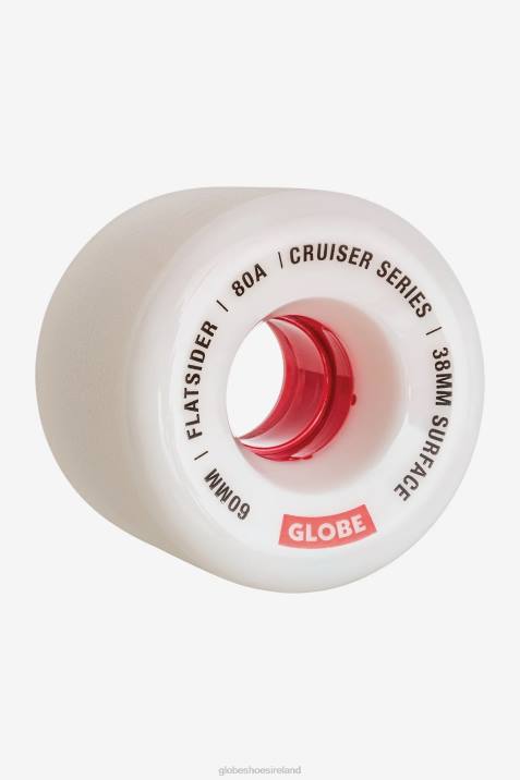 Globe Brand Flatsider Cruiser Wheel 60MM V64D256 Skateboards White/Red
