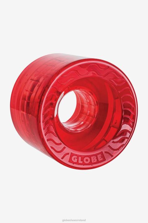 Globe Brand Retro Flex Cruiser Wheel 58mm V64D263 Skateboards Clear/Red